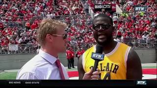 Cardale Jones Interview  Ohio State Spring Football [upl. by Havens]