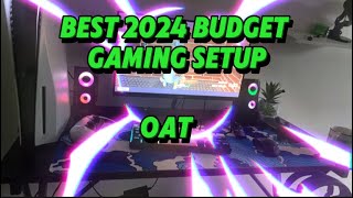 THE BEST budget gaming set up in 2024 [upl. by Atiniuq353]