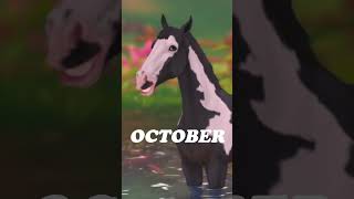 Which birthday month horse are you🤔 [upl. by Emarej]