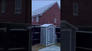 Winters first Snowfall 2024WellingboroughEngland [upl. by Ytsirc]