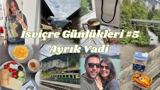 VLOG  İsviçre Günlükleri 5  BB kahvaltı Brienz Lauterbrunnen Wengen Yüzüklerin Efendisi İlhamı [upl. by Ecertal]