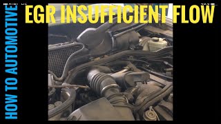 How to Diagnose an EGR Valve on a Mercedes [upl. by Corley]