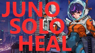 Carrying while Solo Healing on Juno in Overwatch 2 [upl. by Kho]