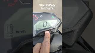 Pulsar N150 mileage  n150 mileage test  pulsar mileage  pulsarn150mileage n150mileage pulsar [upl. by Jaela]