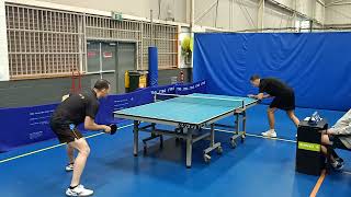 2024 NSW veterans div 2 Hung Dao vs Pavol Salanci set one [upl. by Lyrehs843]