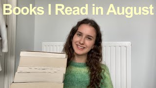 books I read in August reading wrapup [upl. by Ferna617]