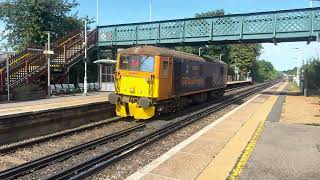 73213 ‘Rhodalyn‘ 0S93 Horsham Up TC to Tonbridge West Yard Gbrf  Salfords Surrey 13th Sept 2024 [upl. by Neely]