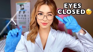 ASMR Cranial Nerve Exam but EYES CLOSED 👀 Doctor ASMR for Sleep ❤️ Follow my Instructions [upl. by Aikemal]