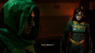 Gotham Knights  Talk to Talia al Ghul Bat Girl Gameplay [upl. by Bathesda]