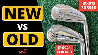 Mizuno JPX921 Forged Iron VS Mizuno JPX919 Forged Iron  New VS Old [upl. by Kentiga]