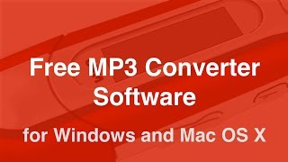 Free mp3 Converter for Mac and Windows [upl. by Batista]