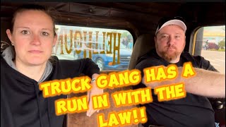 The truck gang has a run in with the law at Pigeon Forge Spring Rod Run 2024 [upl. by Haseena]