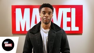 Ask Marvel Chadwick Boseman — Marvels Captain America Civil War [upl. by Eissat]