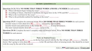 ielts listening NT17EHJ Oakham Surgery New Patient Form ehjagraon [upl. by Ansela]