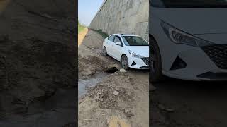 VERNA Offroading gone wrong😱verna vernalover vernacardrivingstatusviralhyundaivernajattlife [upl. by Etterrag]