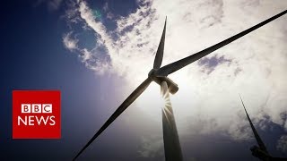 Worlds first floating offshore wind farm in Scotland BBC News [upl. by Trevar]