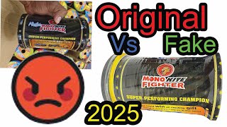 Mono Kite Fighter original Vs Duplicate Manjha  Fake  gelasan review [upl. by Tshombe766]