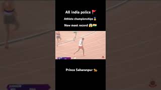 Prince Saharanpur 10km New meet Record 🇮🇳🙏princesaharanpur army motivation shorts viralvideo [upl. by Namas]