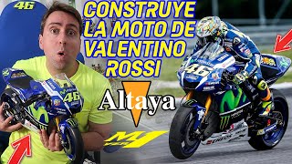 ASÍ ES la YAMAHA YZR M1 de VALENTINO ROSSI ESCALA 14 CONSTRUIDA de ALTAYA [upl. by Furiya]