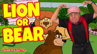 Lion Bear Hunt ♫ Animal Action Song ♫ Brain Breaks ♫ Kids Songs by The Learning Station ♫ Feat Don [upl. by Terrye]