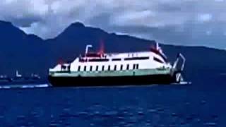 ZOOMED Ferry KMP RafeliaII Sinking at Bali Strait March 4 2016 [upl. by Babara]