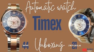 Timex 21 jewels automatic 🧨 luxury watch unboxing TWEG208SMU11 🔥 Tamil  தமிழில் 💯 [upl. by Aicre]