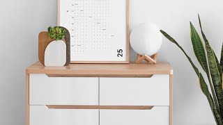 A Kickstarter Project We Love The Minimalists Wall Calendar Visualize Your 2025 [upl. by Squires]