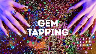 ASMR Gem Tapping and Scratching no talking [upl. by Aniretac257]