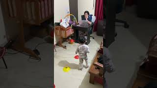 Introducing Cone Drill cutebaby trending cute funny ytshorts workout fitness crossfit love [upl. by Adnola]