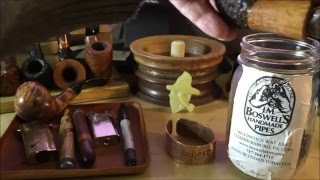 Smoking new Boswell pipes and tobaccos [upl. by Sadoff614]