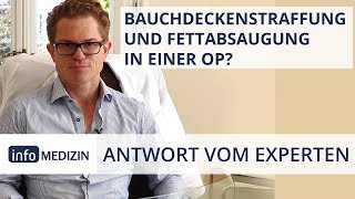 Bauchdeckenstraffung amp Fettabsaugung in einer OP  Expertenantwort von Dr Kiermeir [upl. by Araid]