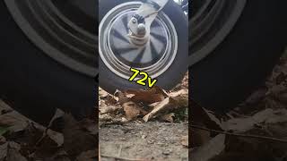 direct drive 350w motor 36v spinning amp 72v spining no load comparison 72v [upl. by Geller322]