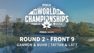 Mixed Doubles at 2024 PDGA Professional World Championships  R2F9  Gannon amp Buhr Tattar amp Lätt [upl. by Reinnej877]