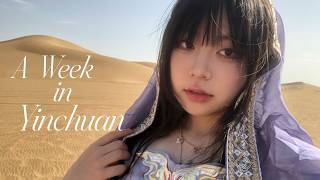 CHINA VLOG pt 3 yinchuan ☆  art amp history museums desert photoshoot lamb hotpot [upl. by Tiedeman]