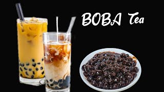 Bubble Tea Malayalam  Boba milk tea  Boba tea  ബബിൾ ടീ  Home Made Boba  Buble tea homemade [upl. by Zoa]