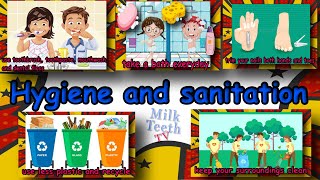 Basic Personal Hygiene and Sanitation Rules with Pictures  Importance of Hygiene and Grooming [upl. by Aicatsue]