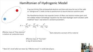 Zoology of Excitons Lecture 01 Textbook Exciton Physics [upl. by Eitsirhc911]