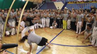 Mestre Edan e Inst Estrelinha Big Capoeira Meeting 2016 Moscow CDO [upl. by Oaoj]