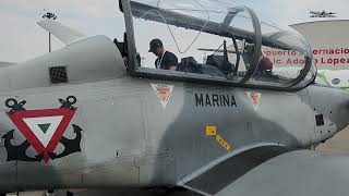 Aviones T6C Texan II de la AARM en Aeroexpo 2024 [upl. by Rutherford433]