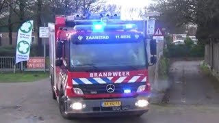 Vrijwillige brandweer Wormerveer met spoed naar en Handmelder in Wormerveer [upl. by Jasper328]