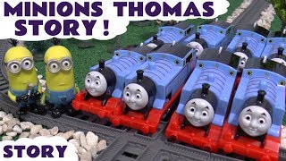 Minions Stop Motion Story With Thomas Toy Trains [upl. by Corby]