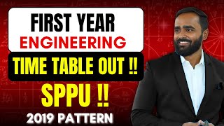 FIRST YEAR ENGINEERING TIME TABLE OUT   SPPU  2019 PATTERN  PRADEEP GIRI SIR [upl. by Ilatfan]