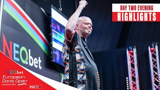 SEEDS SCATTERED  Day Two Evening Highlights  2024 European Darts Open [upl. by Eentirb]