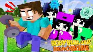 Bodybuilder Herobrine Love Apocalypse  Funny Animation [upl. by Yecac186]