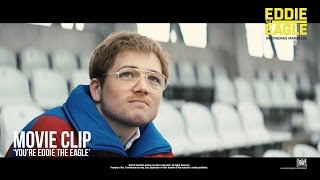 Eddie The Eagle Youre Eddie The Eagle Movie Clip in HD 1080p [upl. by Drehcir]