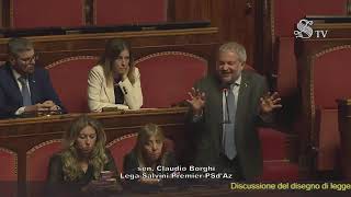 CLAUDIO BORGHI INTERVIENE SUL PNRR ALLA CAMERA DEI DEPUTATI [upl. by Llyrad676]