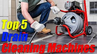 Top 5 Drain Cleaning Machines Reviews TOP 5 PICKS [upl. by Nueoht]