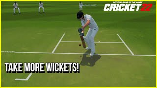 Take More Wickets With This Simple Change  CRICKET 22 [upl. by Haianeb]