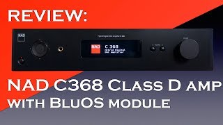 NAD C368 BluOS streaming dacamplifier [upl. by Cristal343]