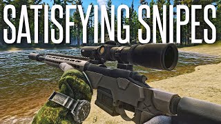 LONGDISTANCE PMC SNIPER KILLS  Escape From Tarkov M700SR25 Gameplay [upl. by Eemia930]